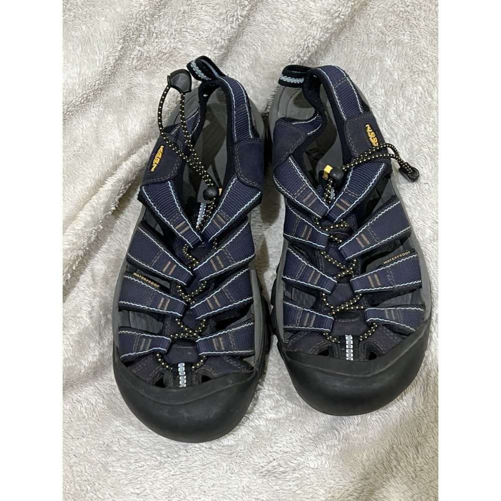 KEEN Newport H2 Closed‎ Toe Water Sandals Men Blue Waterproof Hiking Beach